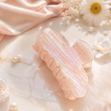 Blush Pink Iridescent Hair Claw Clip | Premium Korean Style Hair Accessory