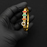 Luxury Gold Plated Stainless Steel Bracelet for Women