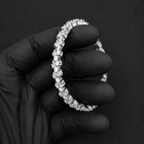Luxury Silver Crystal Tennis Bracelet for Women | Premium Cubic Zirconia Bracelet