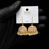 Luxury Pearl Jhumka Earrings