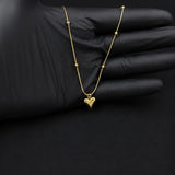 Minimal Gold Heart Pendant Necklace for Women | Elegant Everyday Jewelry